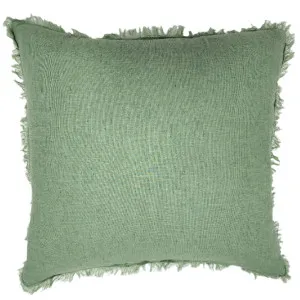 Noah Pure French Linen Cushion 55cm Square - Mint Green by null, a Cushions, Decorative Pillows for sale on Style Sourcebook