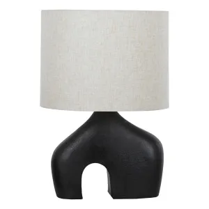 Nala Table Lamp 40x58cm in Black/Natural by OZ Design, a Table & Bedside Lamps for sale on Style Sourcebook