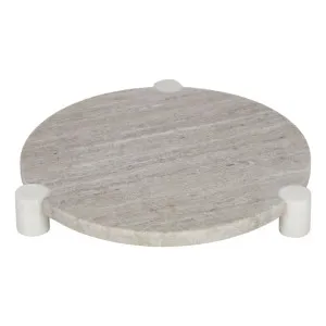 Kitson Round Marble Board 30x4cm in Beige by OZ Design, a Platters & Serving Boards for sale on Style Sourcebook