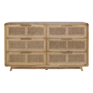Willow Dresser in Mangowood Clear / Rattan by OZ Design, a Dressers & Chests of Drawers for sale on Style Sourcebook
