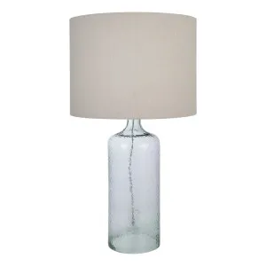 Rafferty Table Lamp 40x75cm in Clear/Beige by OZ Design, a Table & Bedside Lamps for sale on Style Sourcebook