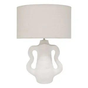 Eden Table Lamp 44x62cm in White by OZ Design, a Table & Bedside Lamps for sale on Style Sourcebook