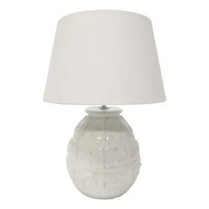 Hugo Table Lamp 50x71cm in White by OZ Design, a Table & Bedside Lamps for sale on Style Sourcebook
