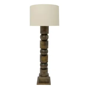 Durad Floor Lamp 30x167cm in Walnut by OZ Design, a Floor Lamps for sale on Style Sourcebook