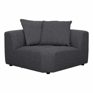 Rubin Sofa Corner in Het Charcoal by OZ Design, a Sofas for sale on Style Sourcebook