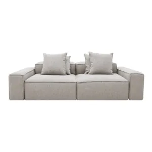 Riley Boucle Pumice Modular Sofa - 2 Seater by null, a Sofas for sale on Style Sourcebook