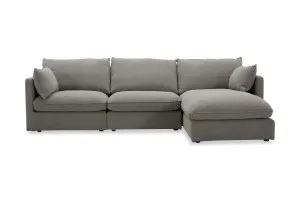 Loft Mini Right Chaise Sofa, Grey, by Lounge Lovers by Lounge Lovers, a Sofas for sale on Style Sourcebook
