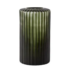 Cillian Vase Glass Dusty Grey - 31cm by null, a Vases & Jars for sale on Style Sourcebook