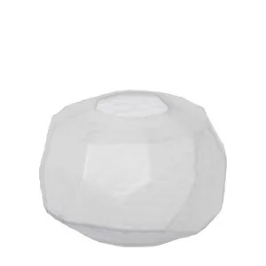 Rufus Vase Frosted Glass White - 15cm by null, a Vases & Jars for sale on Style Sourcebook