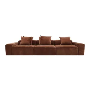 Riley Muse Rust Modular Sofa - 3 Seater by null, a Sofas for sale on Style Sourcebook