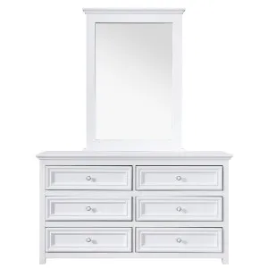 Mandalay Dresser With Mirror White by null, a Dressers & Chests of Drawers for sale on Style Sourcebook