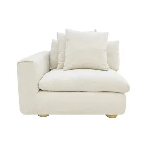Tully Muse Flax Left Arm Facing Chair Module by null, a Sofas for sale on Style Sourcebook