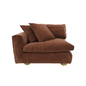 Tully Muse Rust Left Arm Facing Chair Module by null, a Sofas for sale on Style Sourcebook