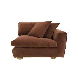 Tully Muse Rust Right Arm Facing Chair Module by null, a Sofas for sale on Style Sourcebook