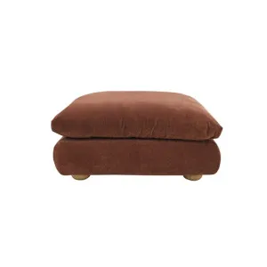 Tully Muse Rust Ottoman by null, a Ottomans for sale on Style Sourcebook