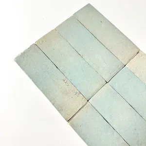 Aqua Blue Evelyn Handmade Bejmat 50 x 150 x 12mm by The Blue Space, a Ceramic Tiles for sale on Style Sourcebook