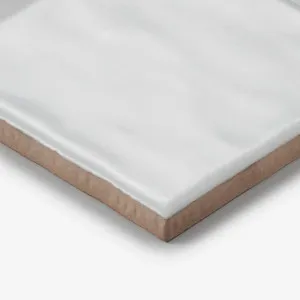 White Luca Hand Made Matte Subway Tile 75 x 150 x 8mm by The Blue Space, a Ceramic Tiles for sale on Style Sourcebook