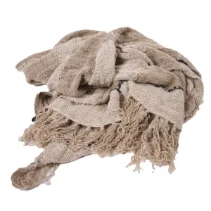 Retreat Throw in Natural/Ivory/Black | 180x140cm (pre order) | Eadie Lifestyle by null, a Throws for sale on Style Sourcebook