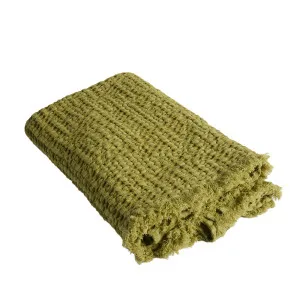 Element Throw in Green | 200x140 | Eadie Lifestyle by null, a Throws for sale on Style Sourcebook