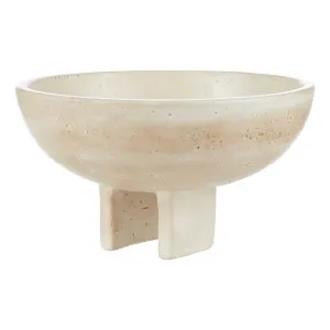 Napier Bowl Large 25x14cm in Travertine by OZ Design, a Decorative Plates & Bowls for sale on Style Sourcebook