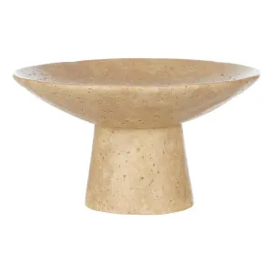 Harcourt Footed Bowl 20x11cm in Natural by OZ Design, a Decorative Plates & Bowls for sale on Style Sourcebook