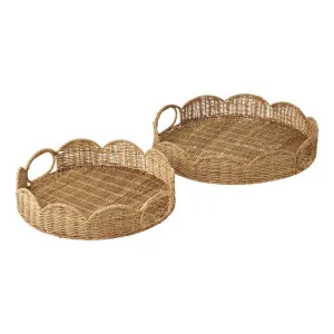 Pettine Trays Set of 2 40x7cm in Natural by OZ Design, a Trays for sale on Style Sourcebook