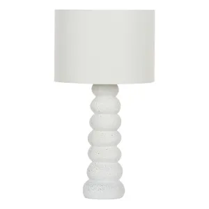 Siena Table Lamp 30x57 in White by OZ Design, a Table & Bedside Lamps for sale on Style Sourcebook
