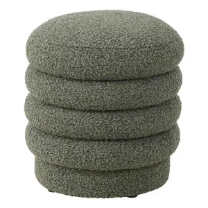 Tiana Ottoman 43x47cm in Sage by OZ Design, a Ottomans for sale on Style Sourcebook