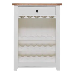Mango Creek Wine Cabinet in White / Clear by OZ Design, a Cabinets, Chests for sale on Style Sourcebook
