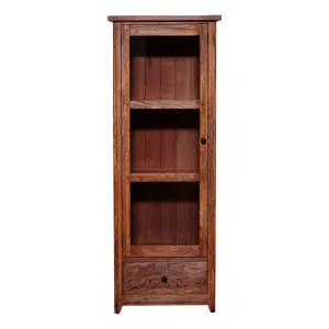 Mango Creek Single Display Unit in Rustic Chocolate by OZ Design, a Entertainment Units & TV Stands for sale on Style Sourcebook