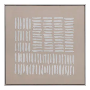 Linear Shapes 2 Box Framed Canvas in 83 x 83cm by OZ Design, a Painted Canvases for sale on Style Sourcebook