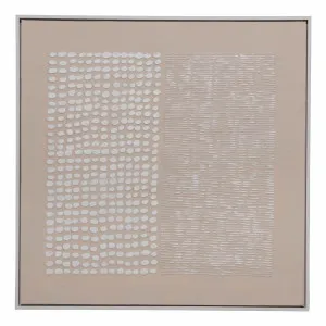 Linear Shapes 3 Box Framed Canvas in 83 x 83cm by OZ Design, a Painted Canvases for sale on Style Sourcebook