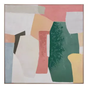 Splash of Colour Box Framed Canvas in 120 x 120cm by OZ Design, a Painted Canvases for sale on Style Sourcebook