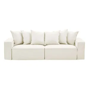 Ella 3 Seater Sofa in Lis White by OZ Design, a Sofas for sale on Style Sourcebook