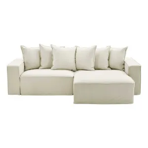 Ella 1.5 Seater Sofa + Chaise RHF in Lis Nature by OZ Design, a Sofas for sale on Style Sourcebook
