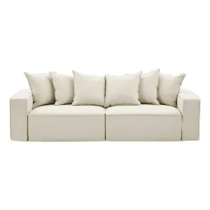 Ella 3 Seater Sofa in Lis Nature by OZ Design, a Sofas for sale on Style Sourcebook