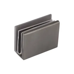 Pius Glass Panel Clip 12mm - Brushed Gunmetal by ABI Interiors Pty Ltd, a Showers for sale on Style Sourcebook
