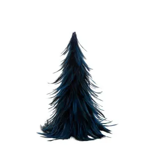 Periny Feather Cone Tree Small Navy Blue by Florabelle Living, a Christmas for sale on Style Sourcebook