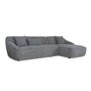 Trude Right Chaise Sofa - Coral Charcoal - Last One by Interior Secrets - AfterPay Available by Interior Secrets, a Sofas for sale on Style Sourcebook