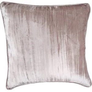 Brielle Silk Velvet Cushion 55cm Square - Champaign Pink Lady by null, a Cushions, Decorative Pillows for sale on Style Sourcebook