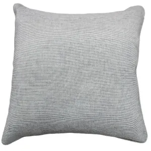 Esther Linen Cushion 55cm Square - Black Striped by null, a Cushions, Decorative Pillows for sale on Style Sourcebook