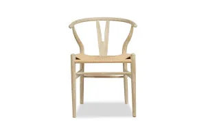 Wishbone Ark Dining Chair, • Deluxe Ash Wood, White Wash, by Lounge Lovers by Lounge Lovers, a Dining Chairs for sale on Style Sourcebook