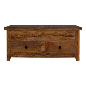 Mango Creek Storage Coffee Table in Rustic Chocolate by OZ Design, a Coffee Table for sale on Style Sourcebook