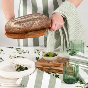 Canningvale Cucina Tea Towel Twin Pack - Green, Cotton by Canningvale, a Tea Towels for sale on Style Sourcebook
