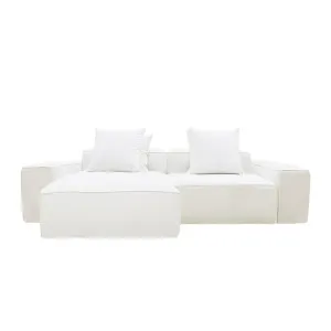 Riley Muse Frost Modular Sofa - 2 Seater Chaise by null, a Sofas for sale on Style Sourcebook