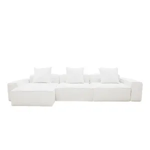 Riley Muse Frost Modular Sofa - 3 Seater Chaise by null, a Sofas for sale on Style Sourcebook
