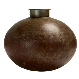 Nagori Iron Pot - 33cm x 33cm x 29cm by null, a Plant Holders for sale on Style Sourcebook