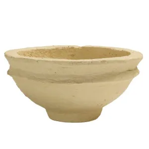 Aphra Paper Mache Bowl - 33cm x 33cm x 13cm by null, a Decor for sale on Style Sourcebook