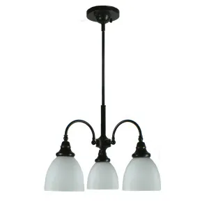 Bronze Benson Pendant Light 3 Light by Lighting Inspirations, a Pendant Lighting for sale on Style Sourcebook