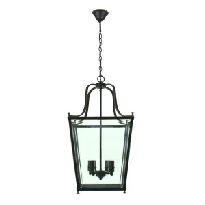 Montana Lantern Bronze Pendant Light 4 Light by Lighting Inspirations, a Pendant Lighting for sale on Style Sourcebook